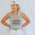 Load image into Gallery viewer, Wolves Football Mom Racerback Tank Top