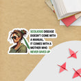 Load image into Gallery viewer, Never Give Up - Scoliosis Bubble-Free Sticker