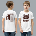 Load image into Gallery viewer, Youth Wolves Shirt with Roster on Back

