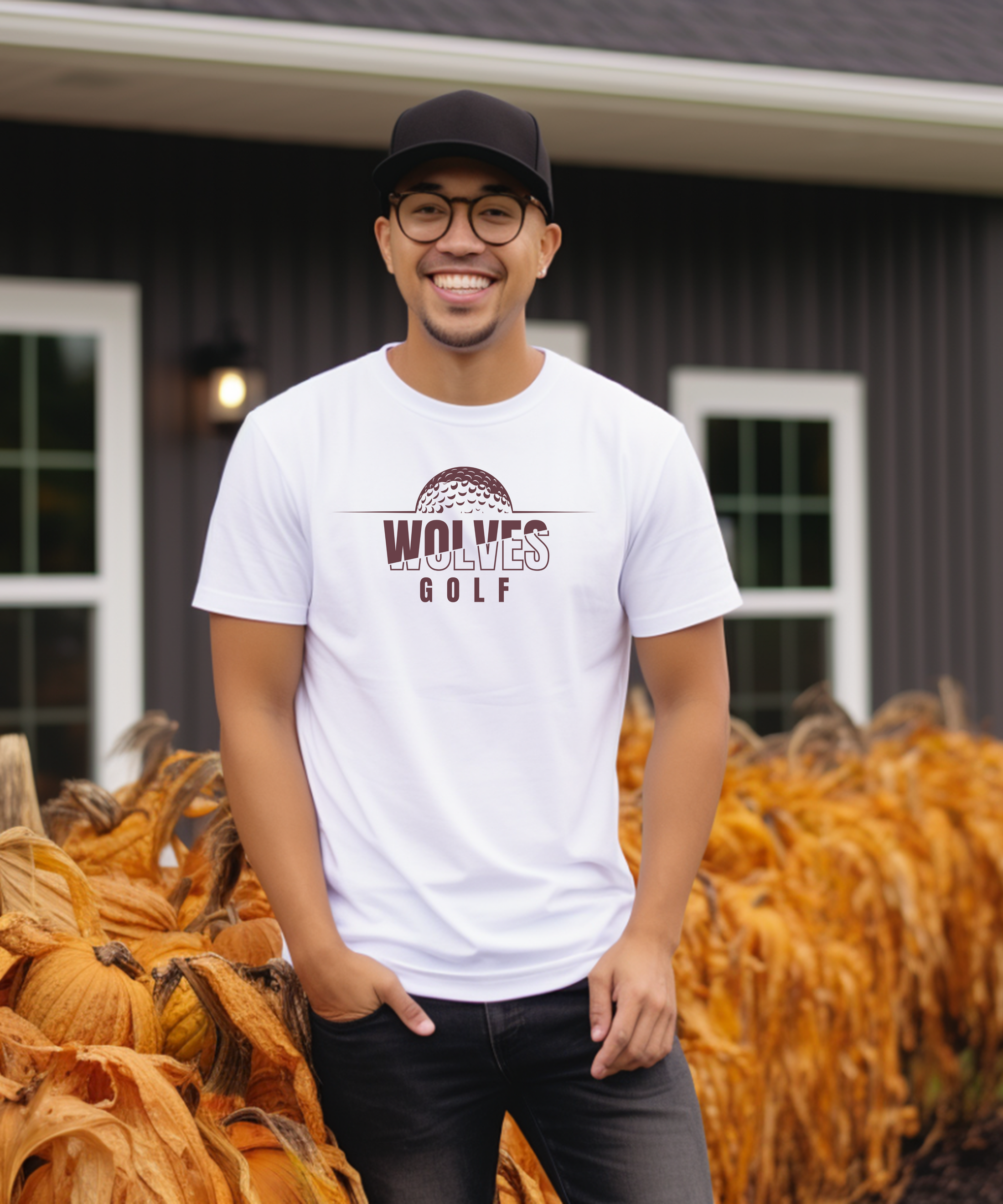 Wolves Maroon Logo Unisex T-Shirt