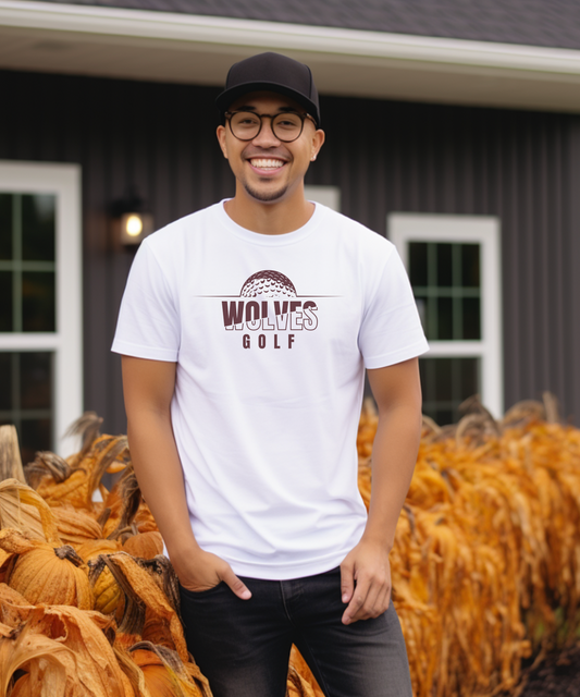Wolves Maroon Logo Unisex T-Shirt