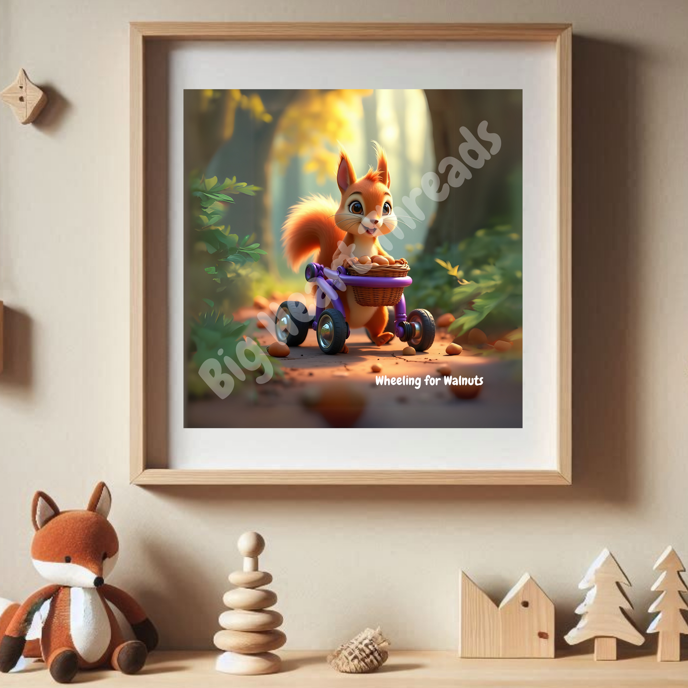 Wheeling for Walnuts - Instant Download