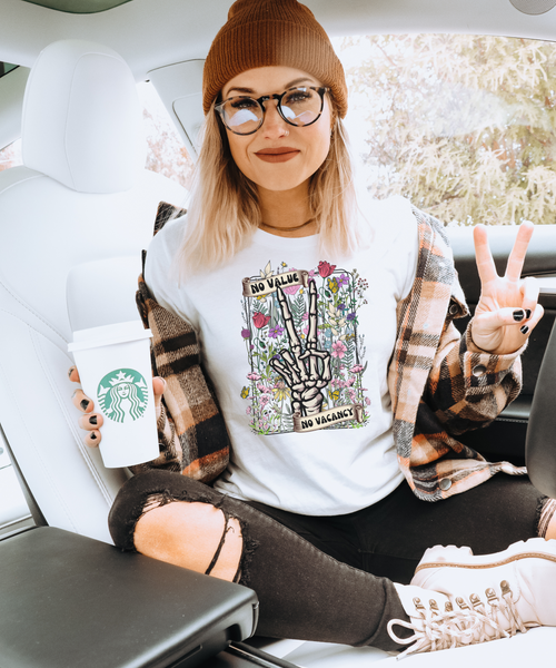 No Value. No Vacancy. T-Shirt – Big Heart Threads