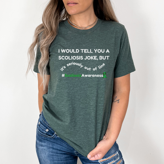 Tell You A Joke - Scoliosis Unisex T-Shirt