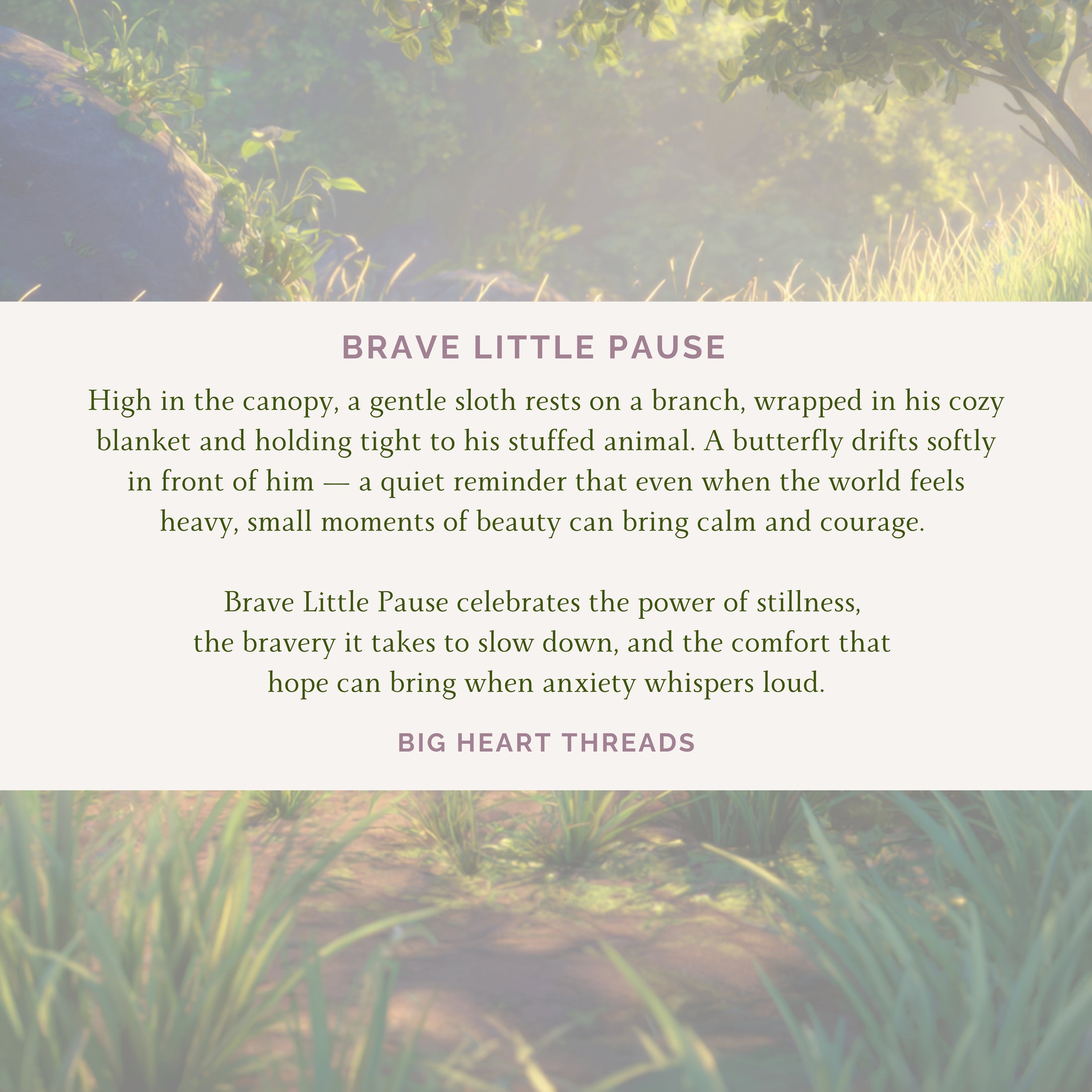 Brave Little Pause - Instant Download