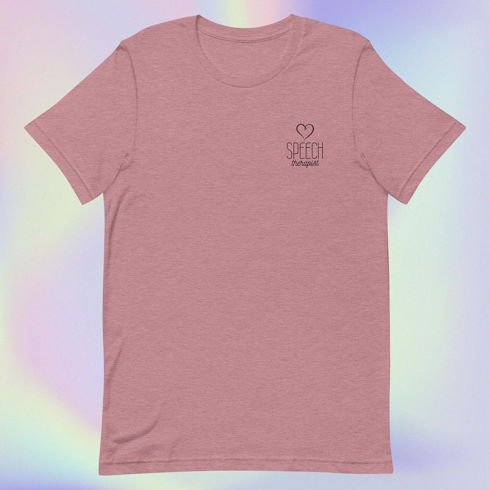 Speech Therapist - Minimalistic Unisex T-Shirt