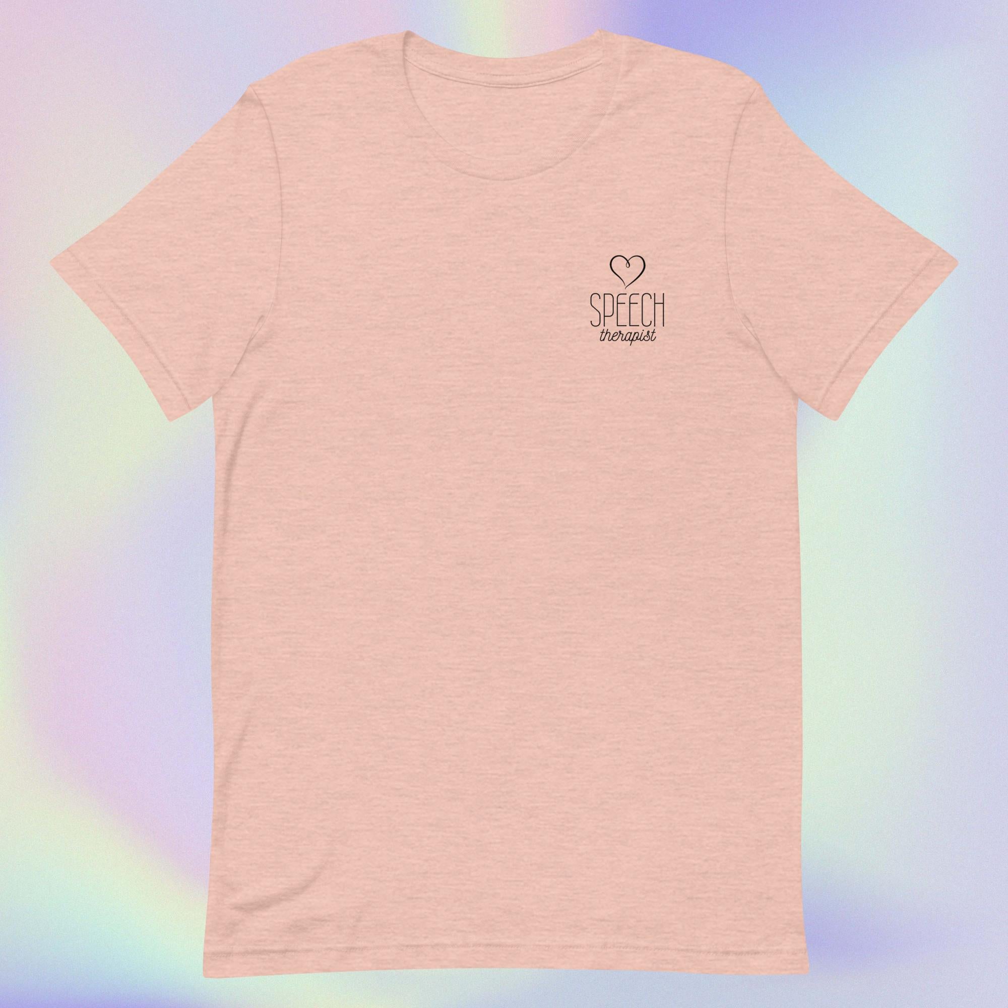 Speech Therapist - Minimalistic Unisex T-Shirt